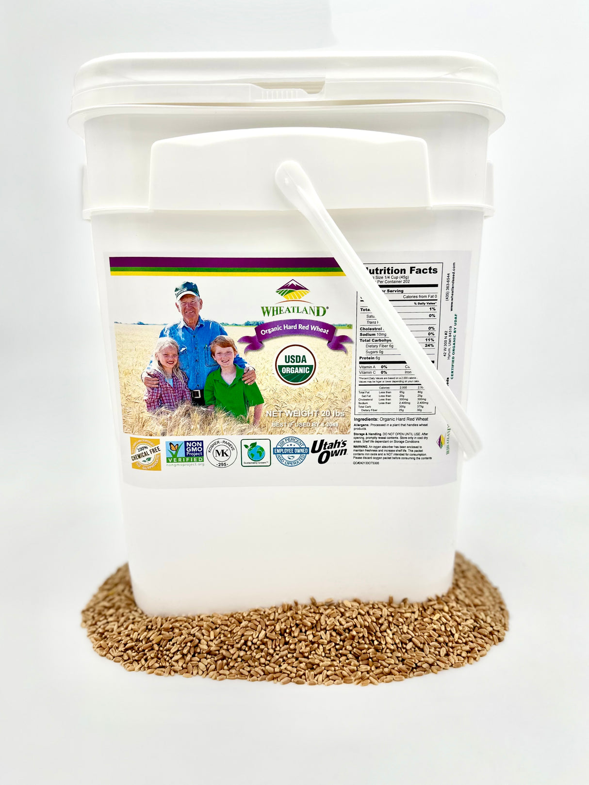 Organic Hard Red Wheat Berries