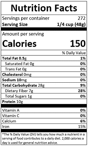 Wheatland™ White Beans • 20lb • Farm Fresh • 25 Year Shelf Life • Lab-tested ISO 17025 Verified Chemical-Free • Never Irradiated, no desiccants and non GMO • High Trust Seller • 40 Year Legacy of Prepping