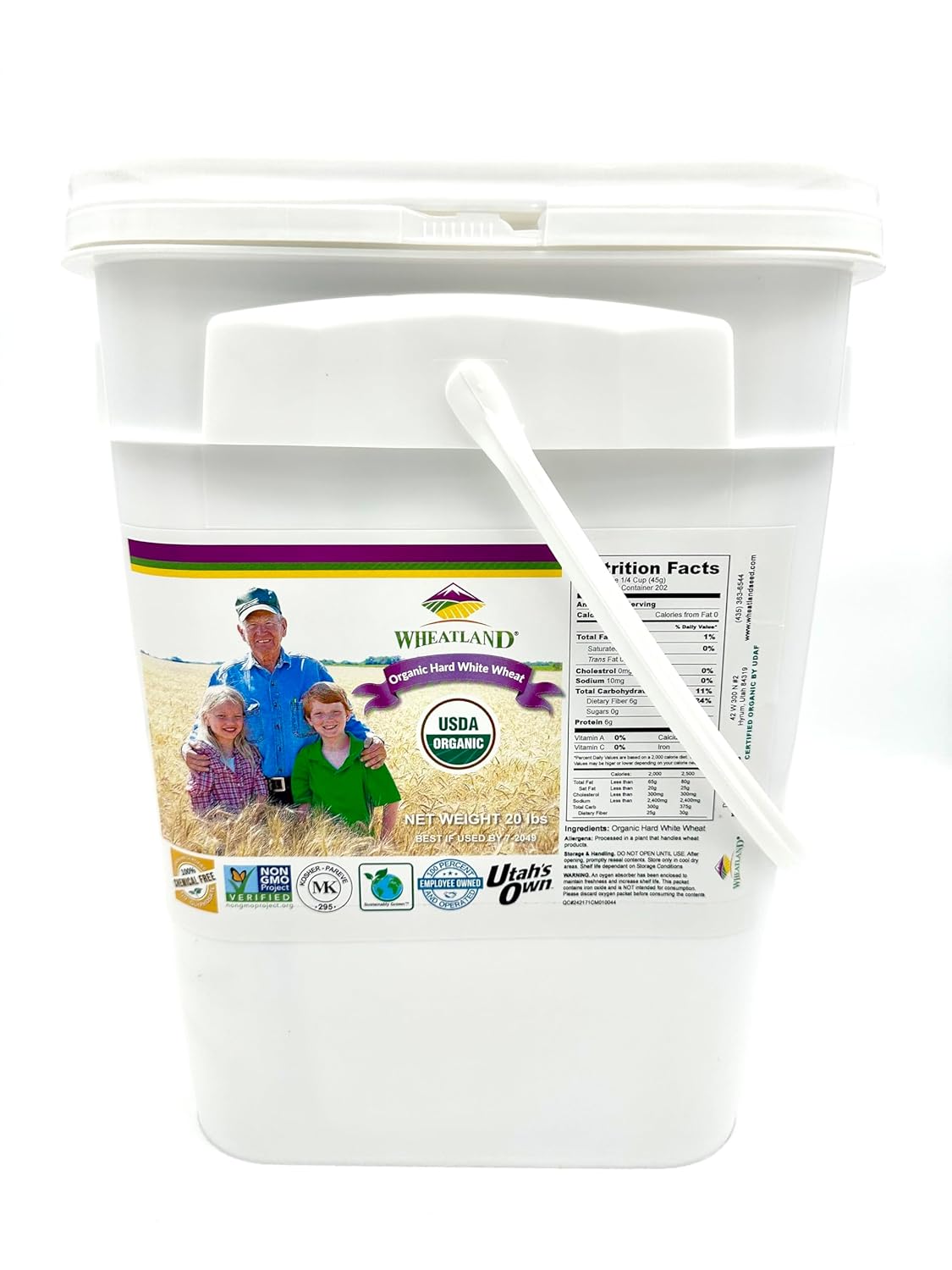 Organic White Wheat Berries