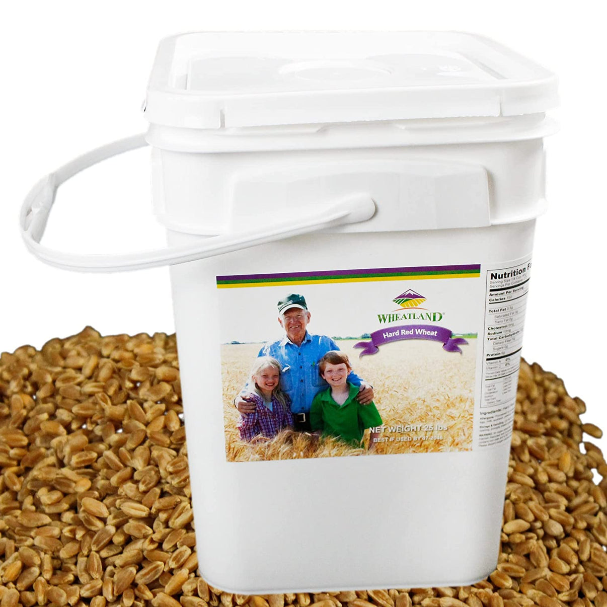 Hard Red Wheat Berries Wheatland™ 25 lb Bulk Emergency Preparedne
